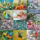 GATYZTORY 5D алмазная живопись, цветок, птица, бриллиантовая вышивка, животное, вышивка крестиком, Алмазная мозаика, домашний декор