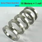 1 рулон 10 м 18650 литий-ионный аккумулятор никелевая пластина Никелированная Стальная лента с разъемом для точечной сварки сварочные аппараты