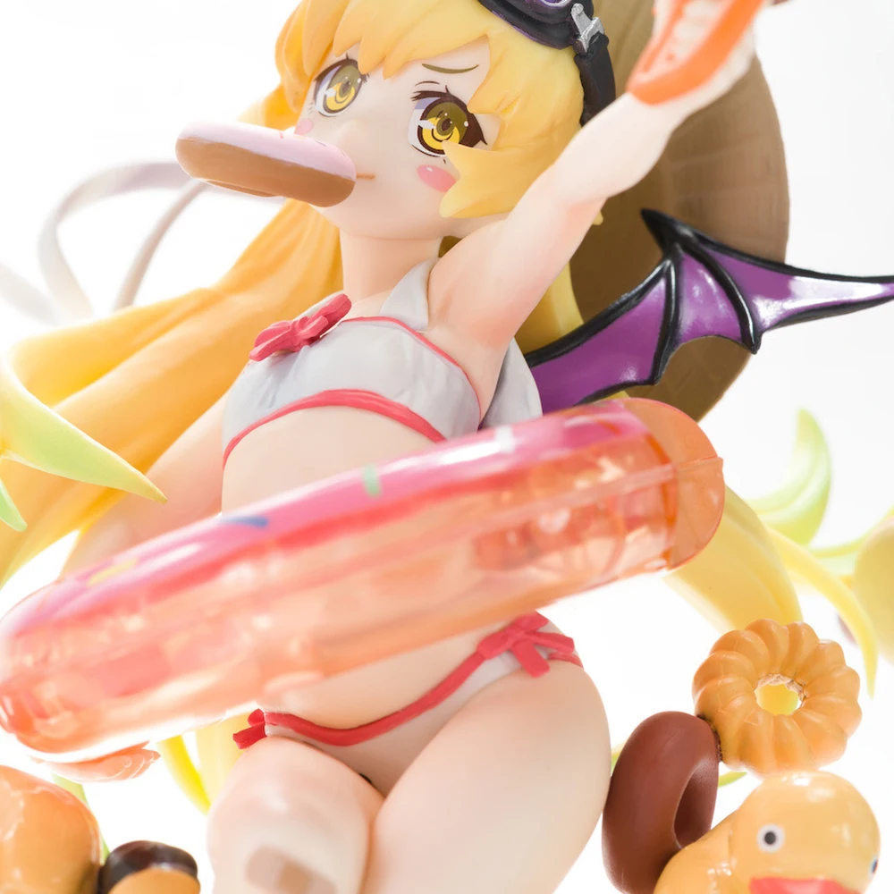 

Judai Original Banpresto Monogatari Series 10th Anniversary Oshino Shinobu Kiss-shot Swimsuit PVC Action Figure Model Doll Toys