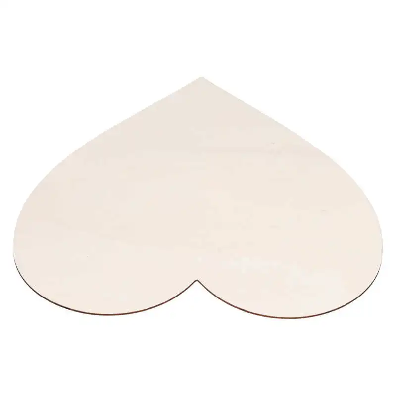 Деревянное сердце любовь деревянное легкий вес Тополь для детей молодых людей DIY