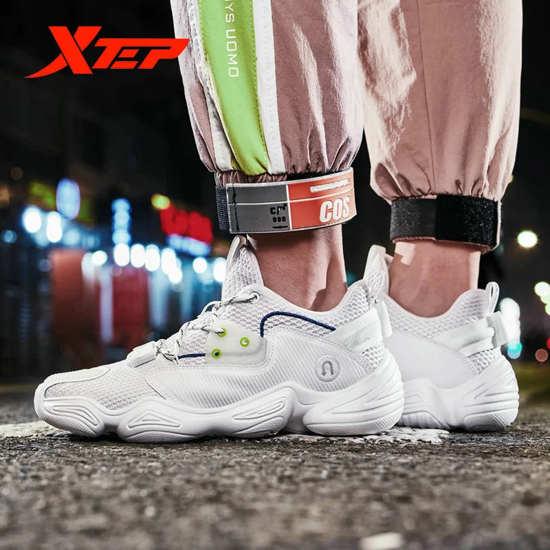 Мужские кроссовки Xtep повседневные модные весна громоздкий кроссовок бесплатная