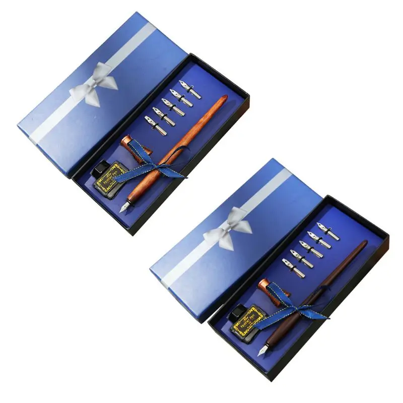 Деревянная английская каллиграфия Dip Ручка авторучка держатель ручек с