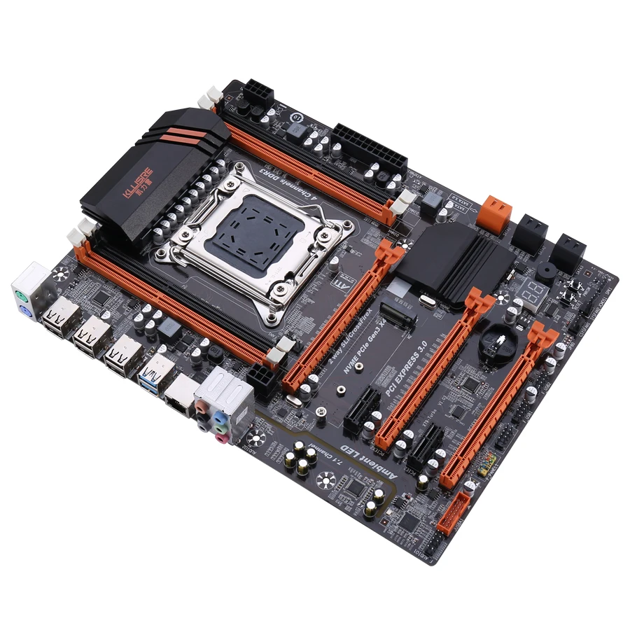 Комплект материнской платы Kllisre X79 с Xeon E5 2650 V2 4 шт. 8 ГБ = 32 1600 МГц память DDR3 ECC REG |