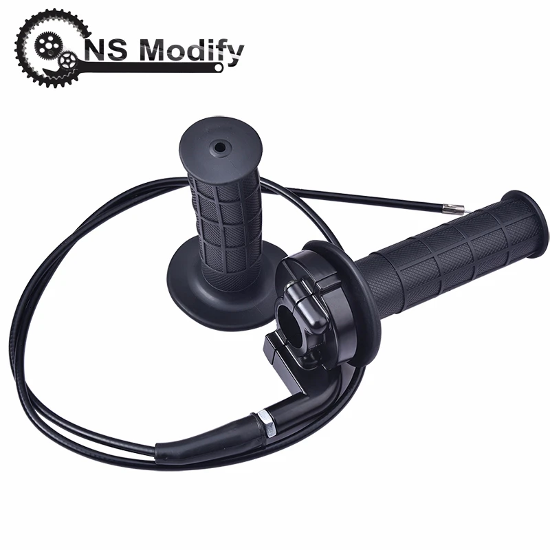 

NS Modify 1Pair 7/8" Motorccycle Hand Grip Handlebar Throttle Grip With Cable Throttle Sleeve Tube Fit For Honda Handlebars