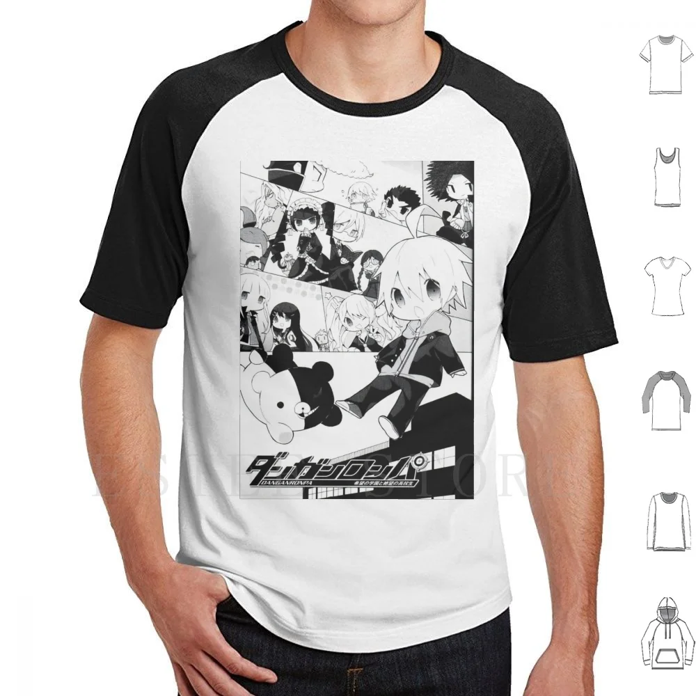 Danganronpa V1 T Shirt Cotton Men DIY Print Danganronpav1 Monokuma Celestia Kirigiri Sakura Junko Enoshima