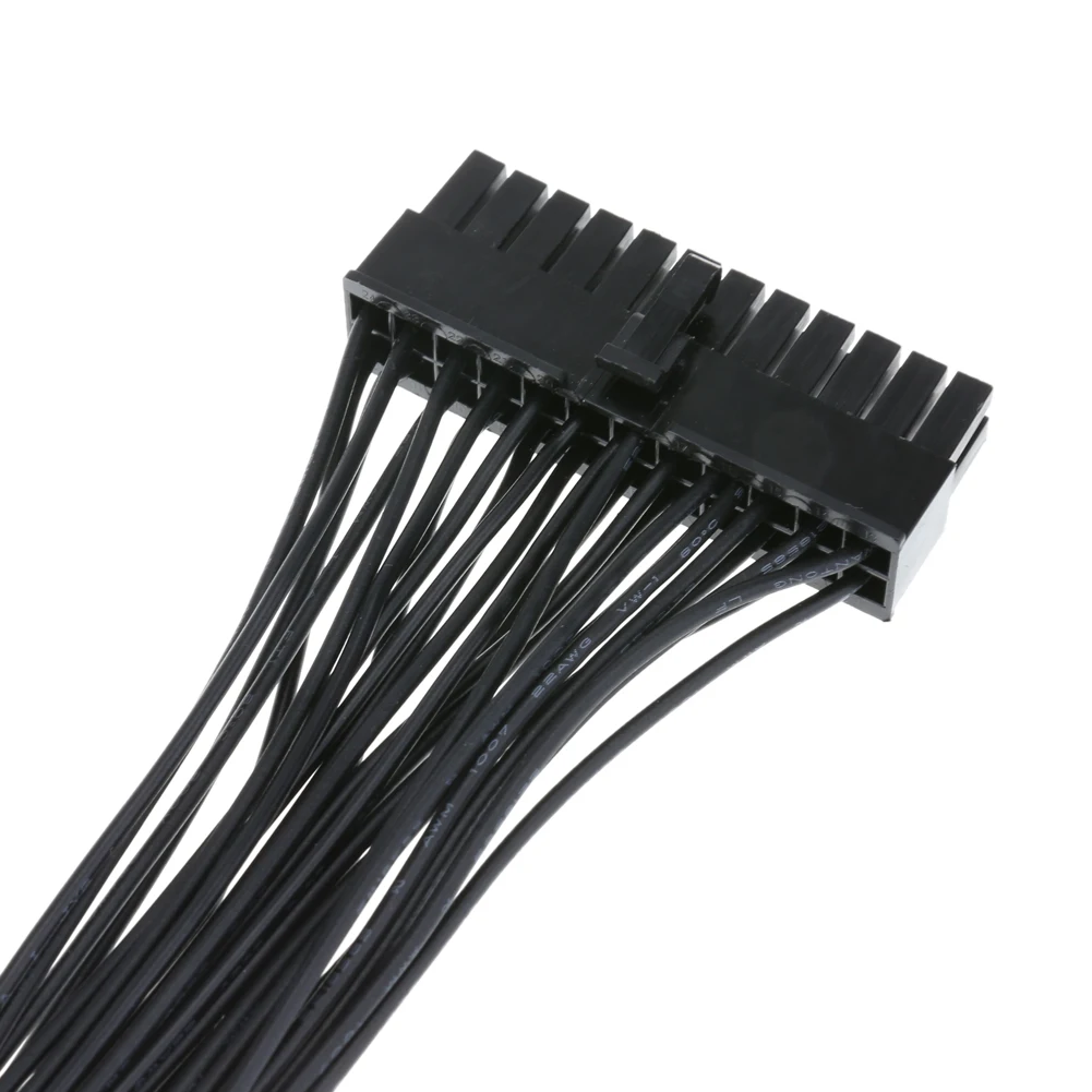 ATX 24Pin 2 двойной Molex PSU Voeding шнур Moederbord адаптер конвертер Kabel Starter Extender Synchrone