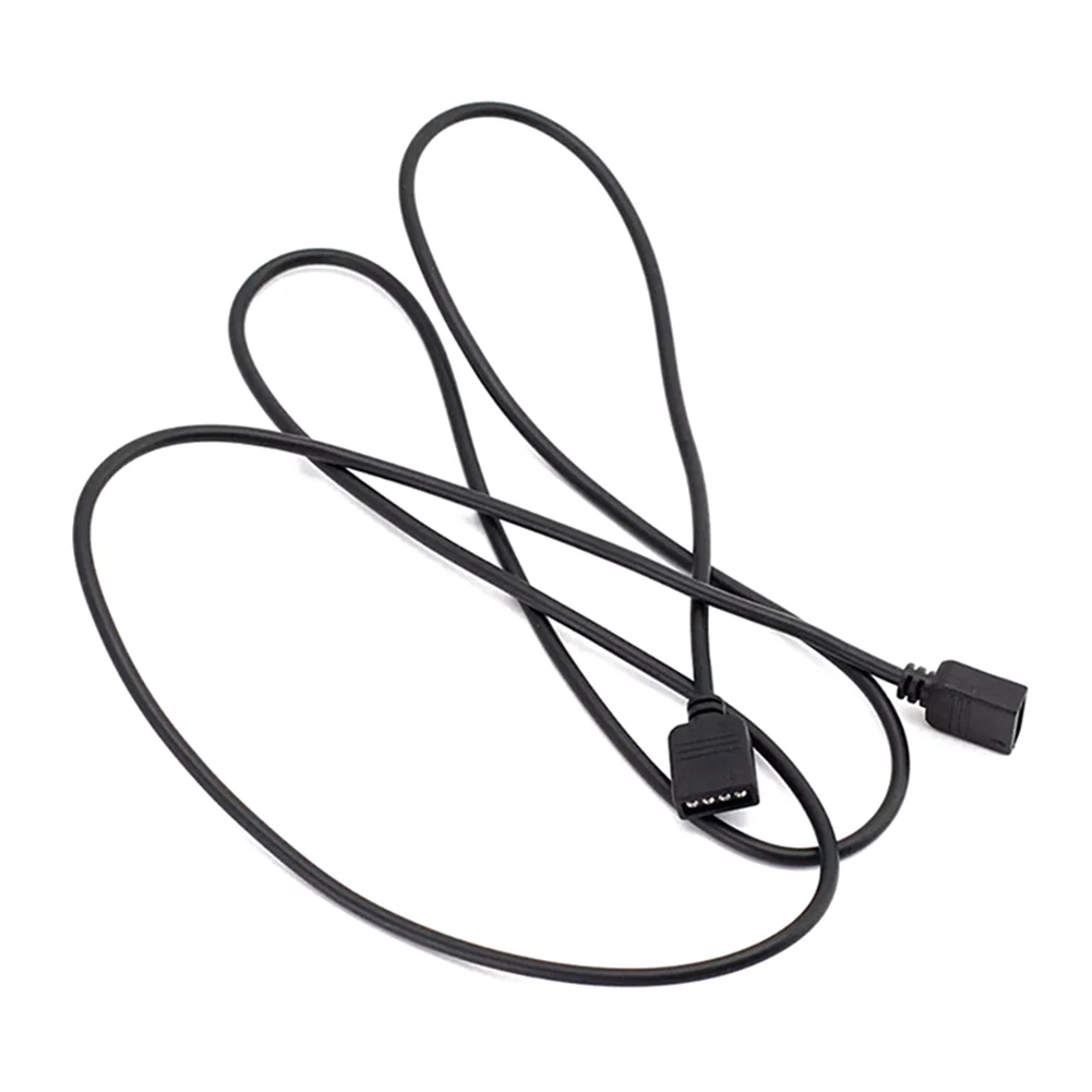 4PIN RGB удлинитель кабеля Разъем 0 3 м 1 2 5 DC 12 В черный мужской женский провод для 2835