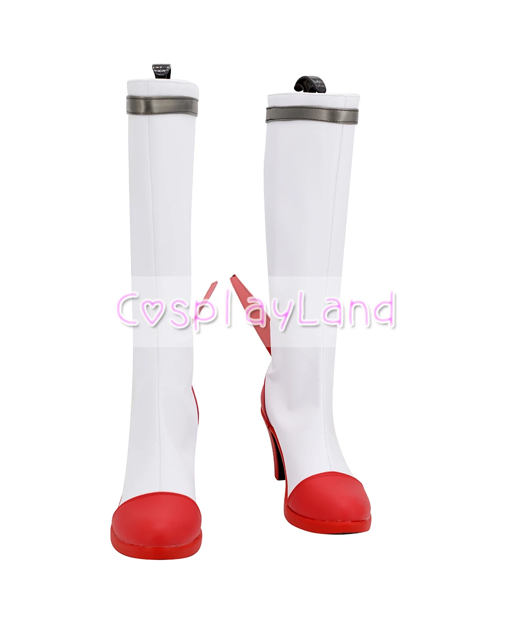 Обувь для костюмированной вечеринки Цвет белый на высоком каблуке взрослых