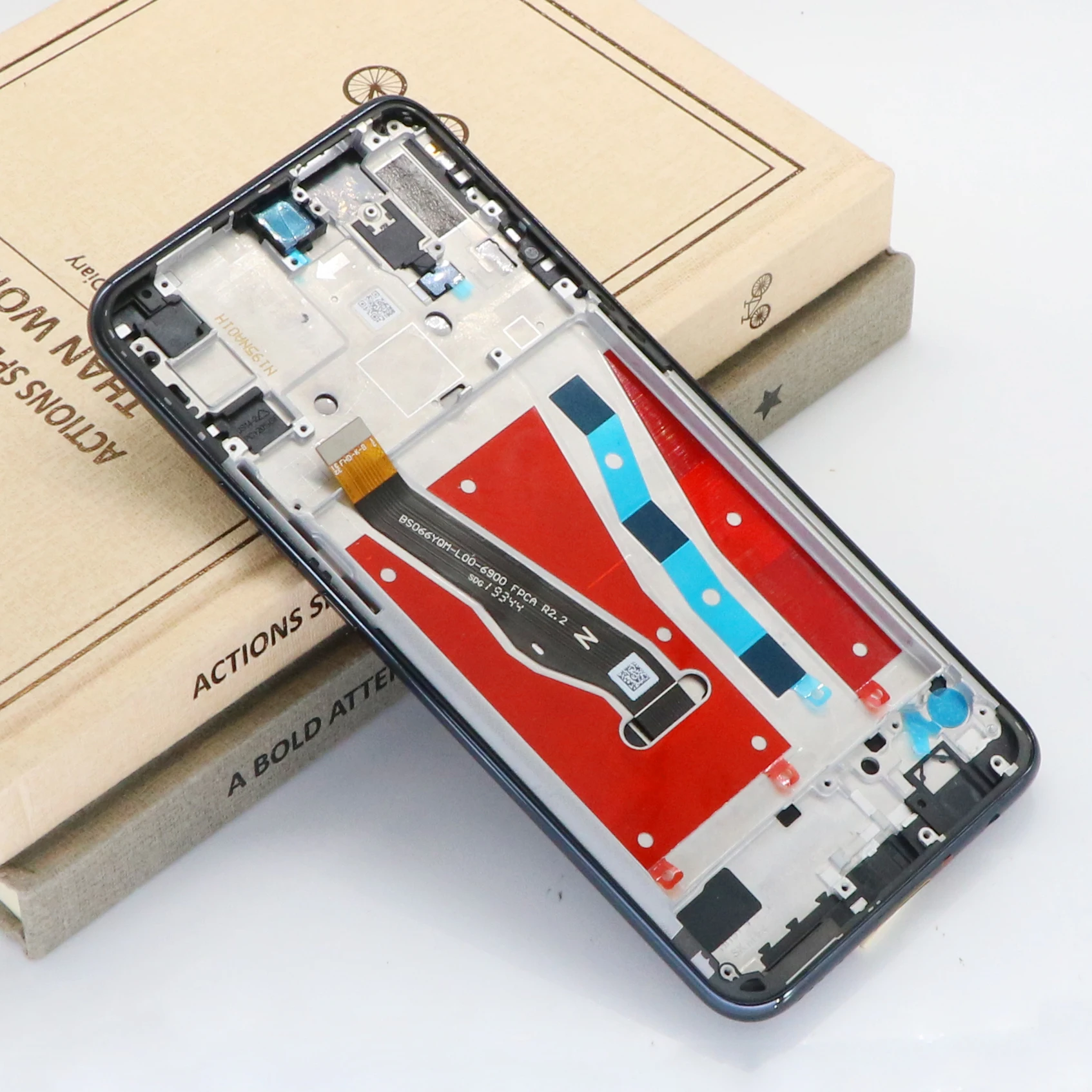 Оригинальный Для 6 59 &quothuawei P Smart Z STK LX1 ЖК экран с рамкой + сенсорная панель