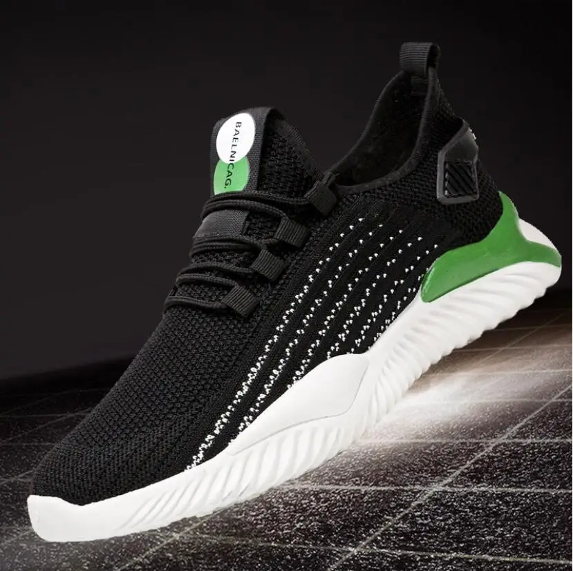 

Hot sale men's sports shoes fashion mesh casual shoes spring and autumn breathable men's running shoes new fitness sneakers