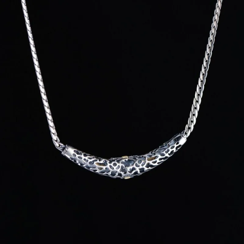 Цепочка с подвеской в виде полумесяца Женская из чистого серебра 100% пробы |