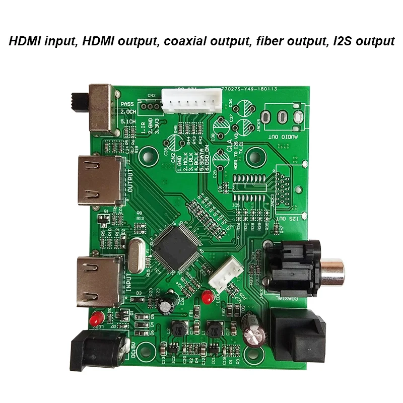 Плата приемника Lusya HDMI-совместимая/MHL к IIS I2S отдельный экстракт звука