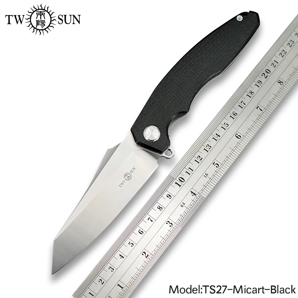 Складной нож TWOSUN с лезвием D2 карманный тактический охотничий уличный инструмент