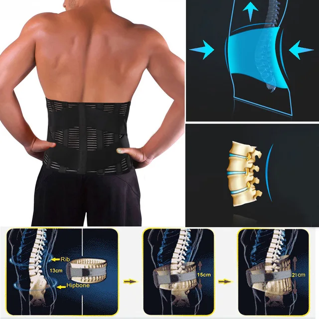 Мужской ортопедический Поясничный пояс для фитнеса мужской Ортопедический