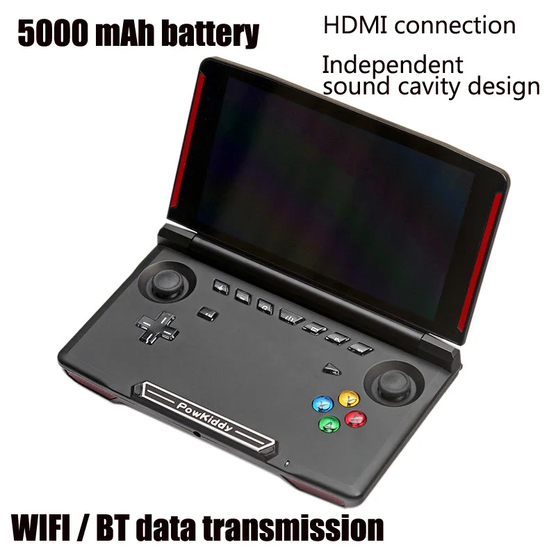 Игровая консоль Powkiddy X18 5 дюйма Wi Fi Bluetooth 2 + 32 ГБ DC / NGP/MD аркадные игры|Портативные