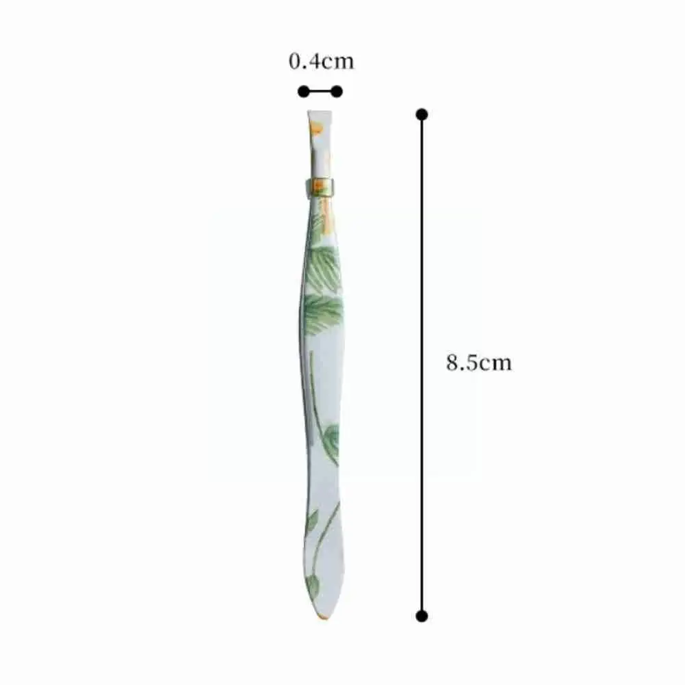 

1 Piece Of Hair Removal Eyebrow Trimmer Eyelash Curler Makeup Tweezers Cosmetic Flower Tool Eyebrow Steel S3F2