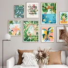 Природный мир природы тропические джунгли качели Луг стены Искусство Холст живопись плакаты и принты стены картины для гостиной Декор