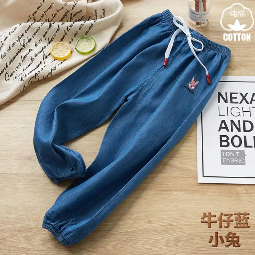 Брюки для маленьких мальчиков и девочек весенние хлопковые теплые джинсы