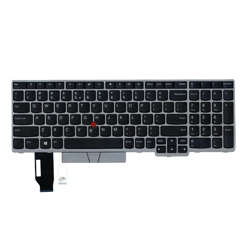 

New Original laptop for Lenovo ThinkPad E580 L580 E585 E590 T590 E595 L590 no Backlit Keyboard silvery US 01YN729 01YN649