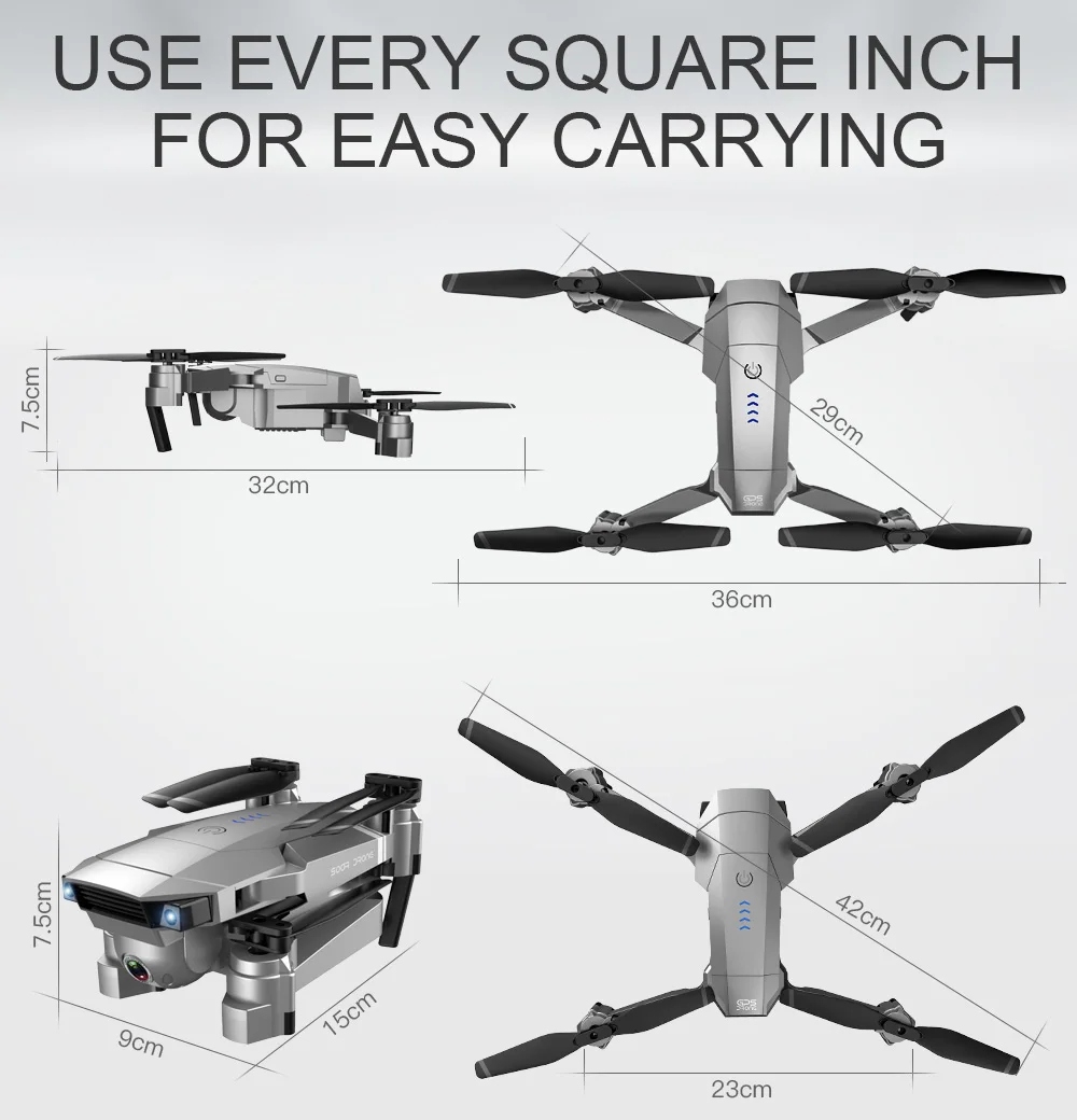 LAUMOX SG907 gps Дрон с камерой 4K HD широкоугольный 5G wifi FPV RC Дрон Квадрокоптер складной Профессиональный Дрон режим следования за мной