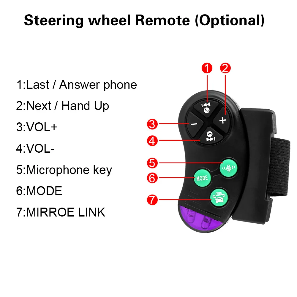 

Touch Car Auto Radio Intelligent AI Voice RDS AM FM 3-USB Bidirectional Interconnection Bluetooth 1Din 5.2 Inch Mp5 Player