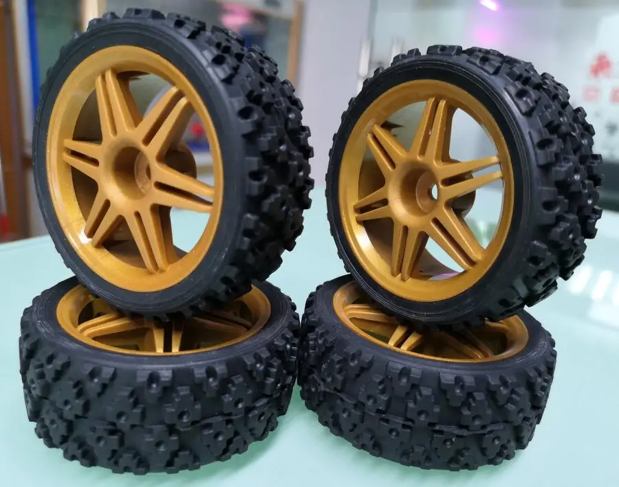 R/C модель Kyosho 1/10 на дороге Дрифт набор автомобильных шин для Tamiya TT01D/E TT02 4 шт
