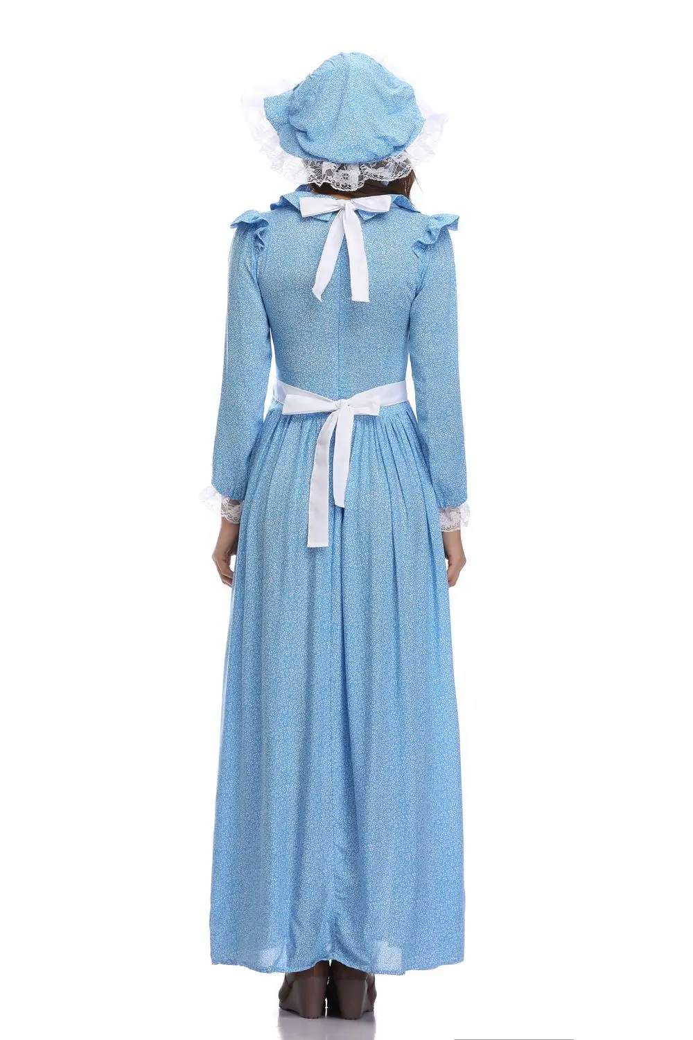 Новые костюмы в Калифорнии для женщин пионер косплей Хэллоуин идиллический