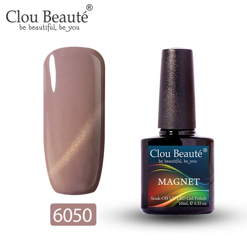 6050 Clou Beaute Гель-лак для кошачьих глаз 46 цветов маникюрный Декор гель лак для ногтей отмачиваемый лак для ногтей 10 мл Полупостоянный лак для ногтей - Цвет: 6050