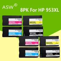 8pk compatible ink cartridge 953 953xl for hp pro 7740 8210 8218 8710 8715 8718 8719 8720 8725 8728 8730 8740 printer for hp953