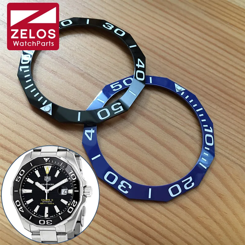 Фото Керамическая рамка для автоматических часов TAG HEUER AQUARACER WAY201 №1