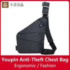 2021 Youpin Fash, эргономичная нагрудная сумка с защитой от кражи, Молодежная, тонкая, для активного отдыха, ежедневного использования, левое и правое плечо