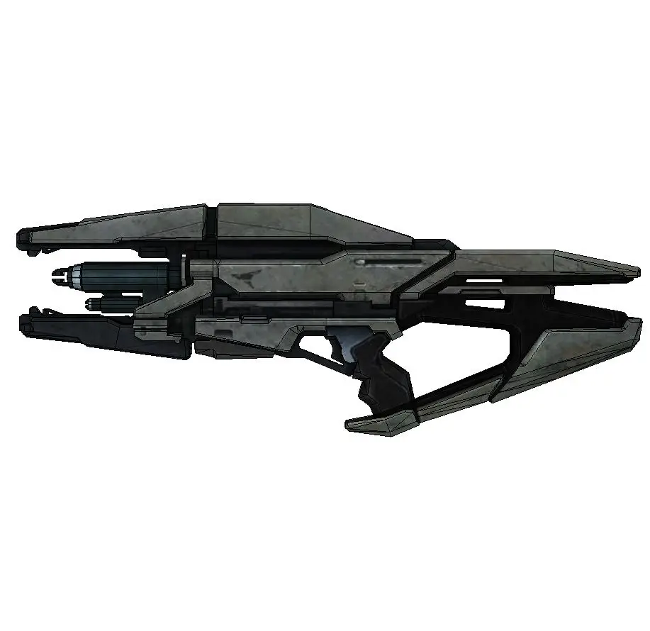 Mass Effect 3 Phaeston винтовка 1:1 весы бумага модель 3D собственными руками Сделай Сам