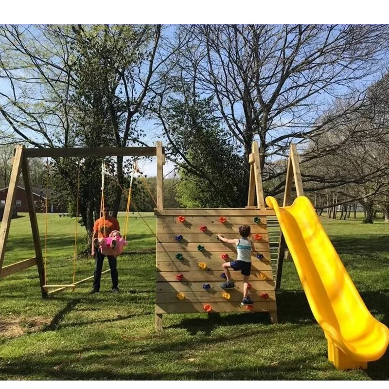 10 шт. разноцветные пластиковые детские камни для скалолазания деревянные стенки