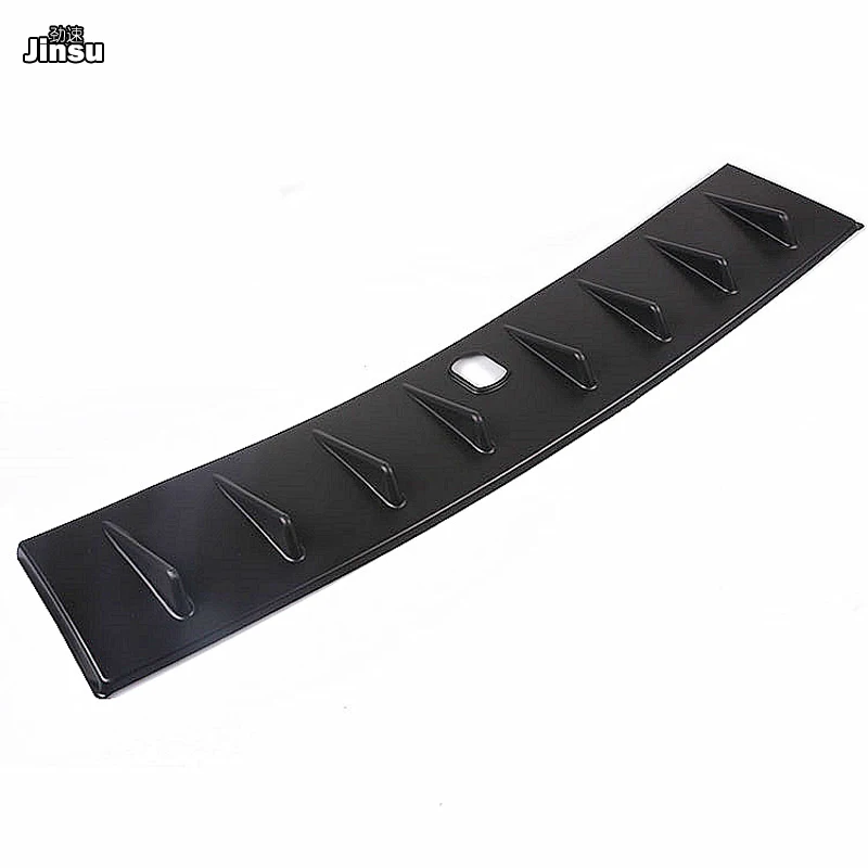 Полипропиленовый матовый черный Праймер задний спойлер на крышу губа для Mitsubishi