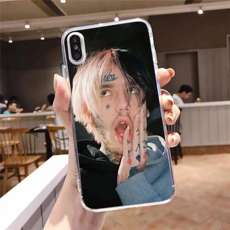 

Lil Peep Rapper high quality fashion Phone Case Transparent for iPhone 6 7 8 11 12 s mini pro X XS XR MAX Plus