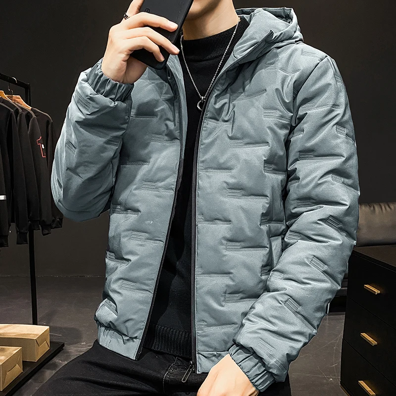 Мужская теплая зимняя куртка с капюшоном размеры до 5XL | одежда