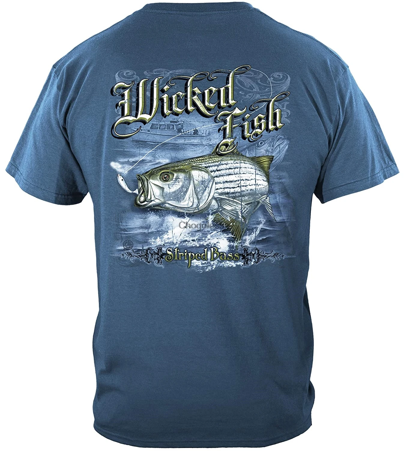 

Fishing baits and Lures Striped Bass T Shirt WF103(2)