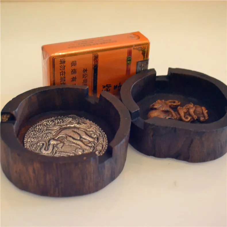 Пепельница деревянная для автомобиля Юго-Восточной Азии | Дом и сад