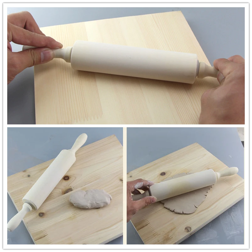 Роликовая скалка гончарная керамика инструменты рулон дерева прессованный