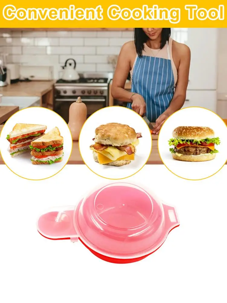 Легкая печь для приготовления яиц в микроволновой печи инструмент гамбургере