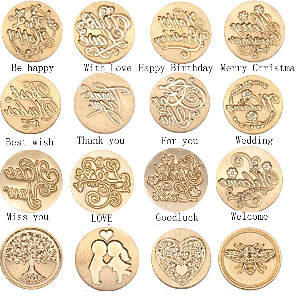 Краски печать на День Святого Валентина в ретро стиле Diy штампы для конвертов