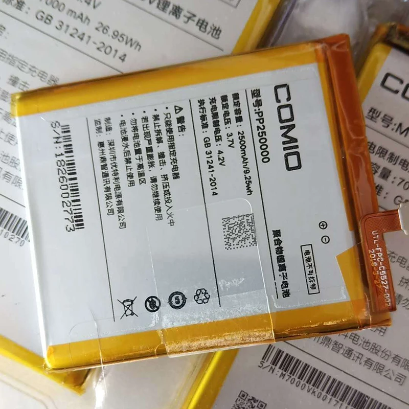 

For COMIO A10 PP250000 battery 2500mah