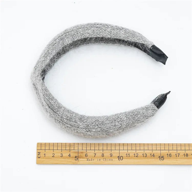 

2021 Winter Wool Knitted Headbands Cloid Hair Accessories Vintage Wide Knot Hairband for Women Girls Headband Wholesale Hairwear
