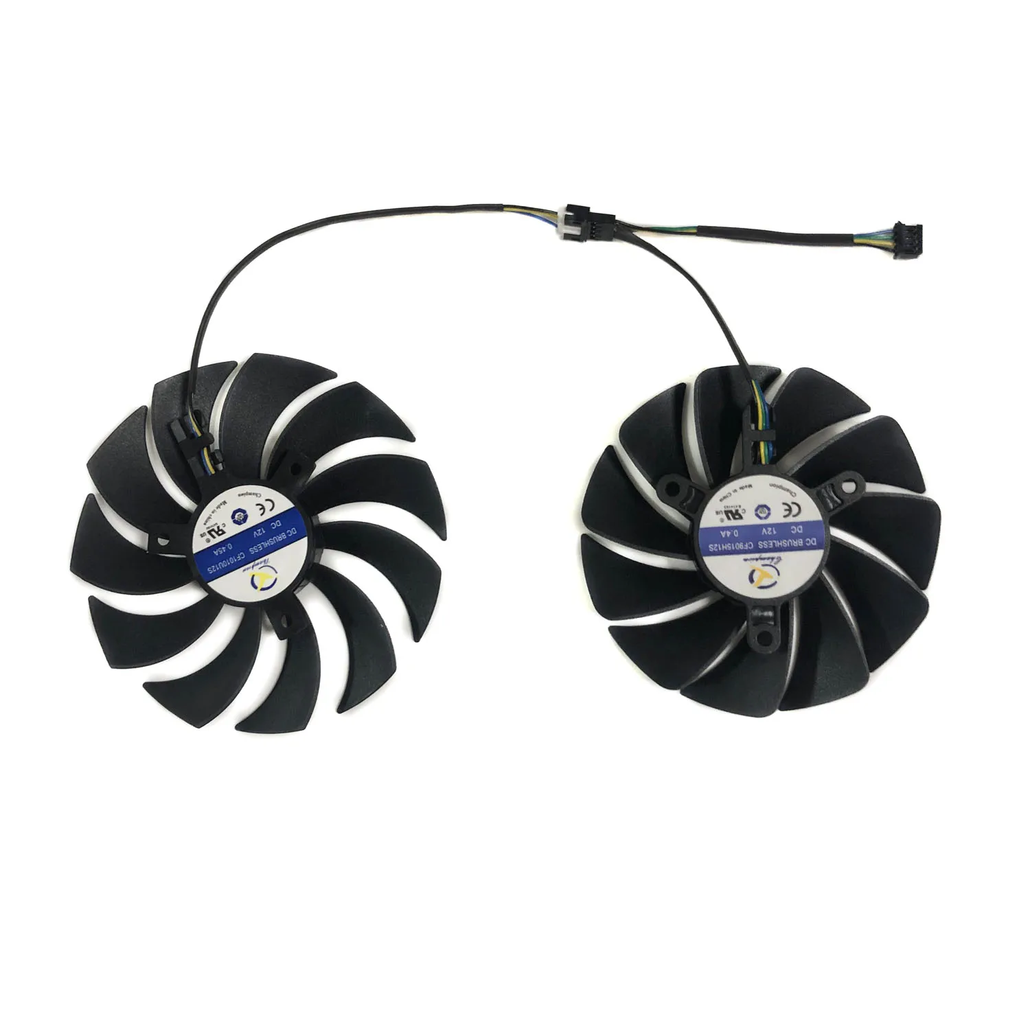 Охлаждающий вентилятор CF9015H12S CF1010U12S 2 шт./компл. для GPU VGA с двумя вентиляторами ZOTAC