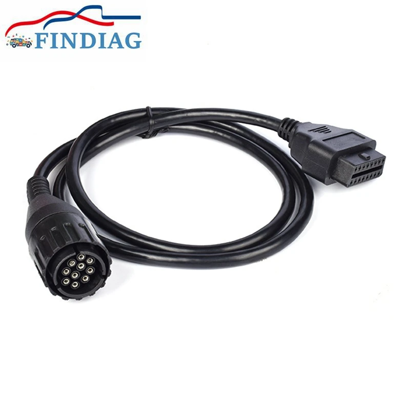 

Для BMW Мотоциклы 10PIN для 16Pin ICOM-D A2 мотоциклы 10Pin адаптера переменного тока 1 м Длина I-COM A2 инструмент кабели OBD2 диагностический кабель
