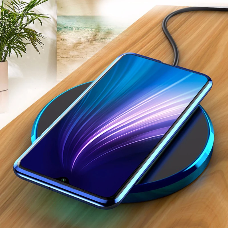 KEYSION 360 двухсторонний металлический магнитный чехол для Redmi K30 K20 Pro прозрачная
