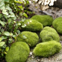 4pcsset artificial moss balls 3 10cm microlandschaft diy floral arrangements plant pots gardens fake stone miniature decorate