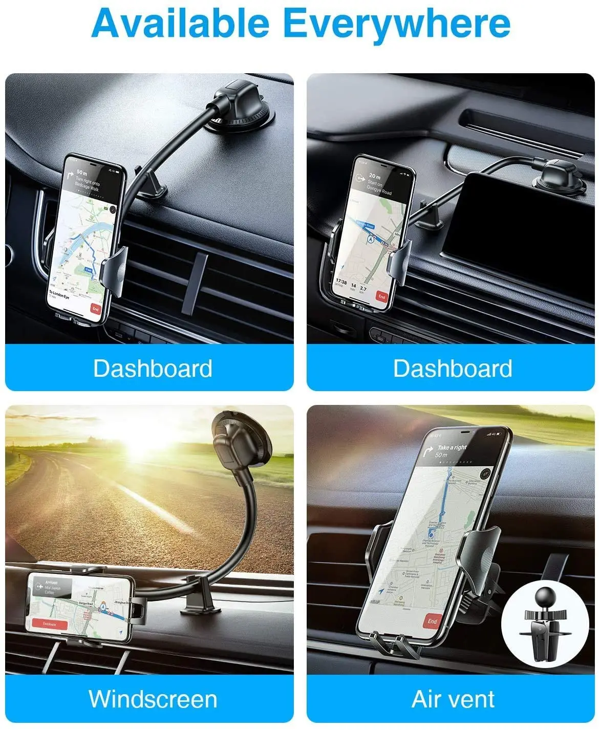 joyroom car phone holder universal automatic alignment mount phone holder stand for iphone samsung free global shipping