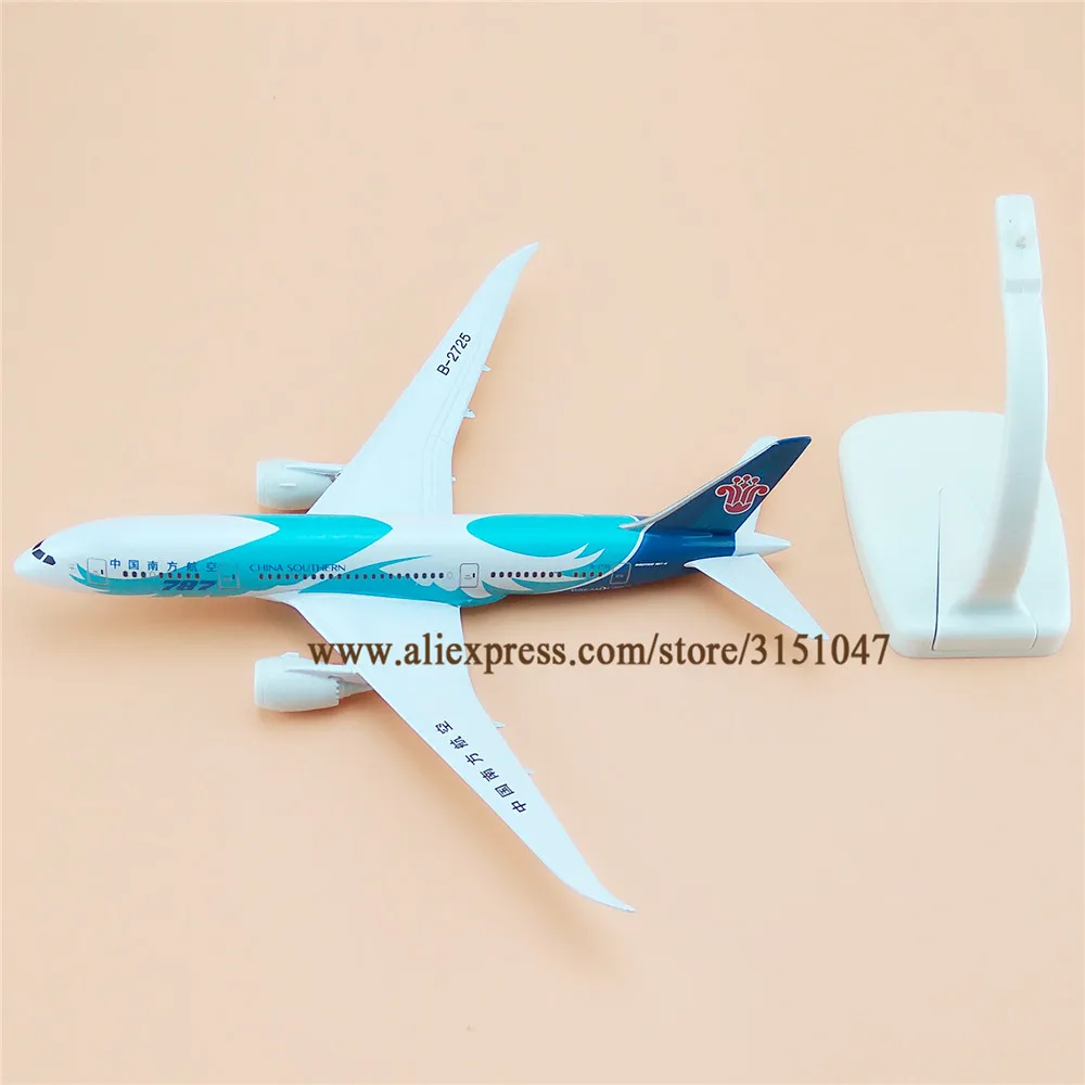 20 см Blue Air China Southern Airlines B787 Boeing 787 модель самолета Модель сплав металлический