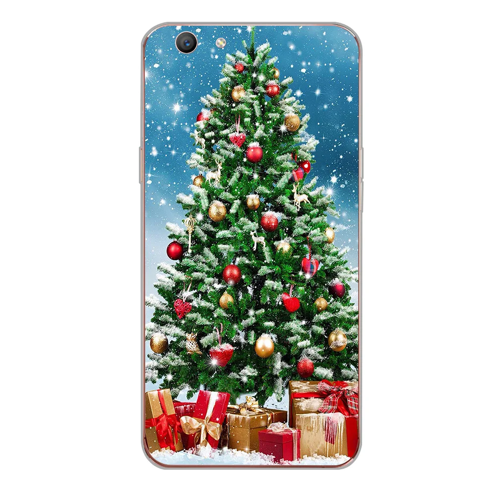 Ciciber чехол для телефона чехол для OPPO A83 A59 A57 A39 A37 A5 A7 AX7 A3S F1S F11 F5 Молодежный мягкий силиконовый рождественская ёлка